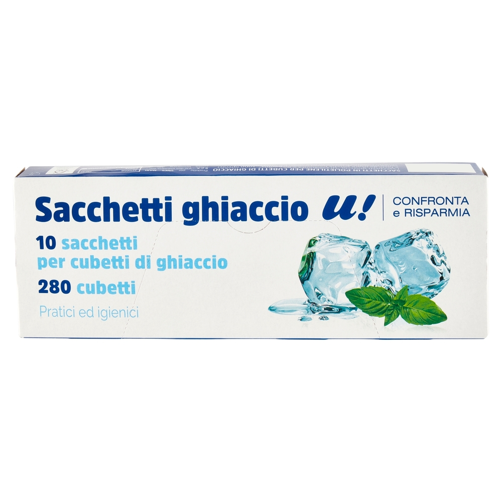 10 Sacchetti per Cubetti di Ghiaccio U! Confronta e Risparmia